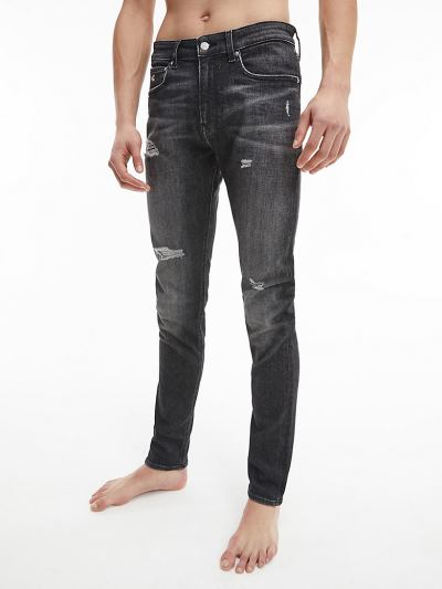 Calvin Klein Ruhák HU104278 | Calvin Klein CK The Basics Férfi Farmernadrág Fekete